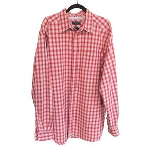 Ariat Pro Red Plaid Button Up Shirt XXLT Tall